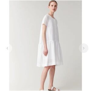 Cos Drawstring Organic Cotton Dress